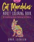 Cat Mandalas Adult Coloring Book Vol 1 Cover Image