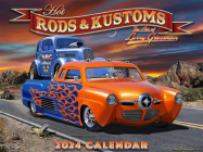 Cal 2024- Hot Rods By Larry Grossman (Artist) Cover Image