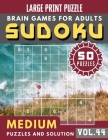 Sudoku Medium: suduko puzzle books for adults large print - 50 suduko for adults medium difficulty Puzzles and Solutions For Beginner Cover Image