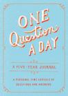 One Question a Day: A Five-Year Journal: A Personal Time Capsule of Questions and Answers By Aimee Chase Cover Image