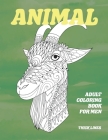 Adult Coloring Book for Men - Animal - Thick Lines By Elinor Dawson Cover Image