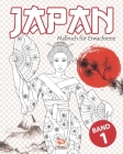 Japan - Band 1: Malbuch für Erwachsene (Mandalas) - Anti-Stress - 25 Bilder zum Ausmalen Cover Image