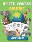 Letter Tracing Animals Worksheets: ABC Practis Pages For Kindergarten - Preschoolers Ages 3-6 Education Book By Enjoy Discovering Cover Image