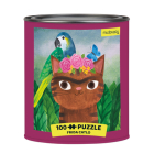 Puz 100 Tin Artsy Cats Frida Catlo By Angie Rozelaar (Illustrator) Cover Image
