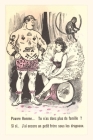 Vintage Journal French Cartoon with Dancer and Strongman By Found Image Press (Producer) Cover Image
