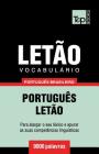 Vocabulário Português Brasileiro-Letão - 9000 palavras Cover Image