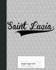 Graph Paper 5x5: SAINT LUCIA Notebook By Weezag Cover Image