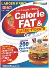 CalorieKing Larger Print Calorie, Fat & Carbohydrate Counter Cover Image