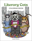 Literary Cats Coloring Book Cover Image