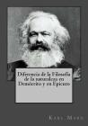 Diferencia de la Filosofía de la naturaleza en Demócrito y en Epicuro By Jhon Duran (Editor), Jhon Duran (Translator), Karl Marx Cover Image