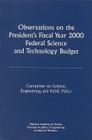 Observations on the President's Fiscal Year 2000 Federal Science and Technology Budget (Compass Series) By National Academy of Engineering, National Academy of Sciences, Institute of Medicine Cover Image
