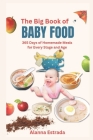 The big book of baby food: 365 Days of Homemade Meals for Every Stage and Age By Ellery McGee, Alanna Estrada Cover Image