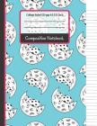 Composition Notebook: Moons & Cows College Ruled Notebook for School, Students and Teachers By Creative School Co Cover Image