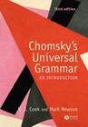 Chomskys Universal Grammar 3e By Vivian J. Cook, Mark Newson Cover Image