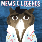 Mewsic Legends 2025 12 X 12 Wall Calendar By Angie Rozelaar (Created by) Cover Image