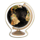 Vintage Globe Shaped Medium Porcelain Tray Cover Image