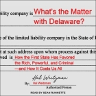 What's the Matter with Delaware?: How the First State Has Favored the Rich, Powerful, and Criminal--And How It Costs Us All By Hal Weitzman, Sean Runnette (Read by) Cover Image