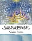 Color By Number Adult Coloring Book of Winter: Festive Winter Fun Holiday Christmas Winter Season Coloring Book By Winter Colors Cover Image