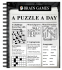 Brain Games - A Puzzle a Day By Publications International Ltd, Brain Games Cover Image
