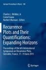 Recurrence Plots and Their Quantifications: Expanding Horizons: Proceedings of the 6th International Symposium on Recurrence Plots, Grenoble, France, (Springer Proceedings in Physics #180) Cover Image