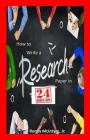 How to Write a Research Paper in 24 Hours By Roney McIntyre Jr Cover Image
