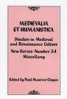Medievalia Et Humanistica, No. 34: Studies in Medieval and Renaissance Culture Cover Image