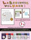 Imprimibles para preescolar (Laberintos - Volumen 1): (25 fichas imprimibles con laberintos a todo color para niños de preescolar/infantil) Cover Image