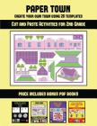 Cut and Paste Activities for 2nd Grade (Paper Town - Create Your Own Town Using 20 Templates): 20 full-color kindergarten cut and paste activity sheet Cover Image