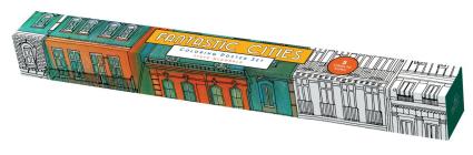 Fantastic Cities: Coloring Poster Set By Steve McDonald (Illustrator) Cover Image