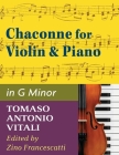 Vitali - Chaconne in G Minor for Violin & Piano By Tomaso Antonio Vitali (Composer) Cover Image