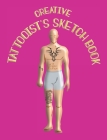 Creative Tattooist's Sketch Book: for Tattoo Artists complete with sketch pages and prompts - Pink Cover By Magick Mojo Publications Cover Image