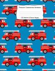 Primary Composition Notebook 120 Write & Draw Pages: for Elementary School Kids and Firetruck Lovers Cover Image