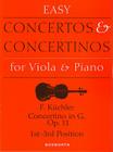 Concertino in G, Op. 11: Easy Concertos and Concertinos Series for Viola and Piano By Ferdinand Kuchler (Composer) Cover Image