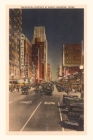 Vintage Journal Night, Theatre District, Houston, Texas By Found Image Press (Producer) Cover Image