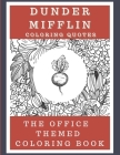 Dunder Mifflin Coloring Quotes: The Office Themed Coloring Book Cover Image
