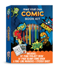 Make Your Own Comic Book Kit: A step-by-step guide for learning to draw comic book characters and making your own comic book Cover Image