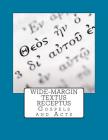 Wide-Margin Textus Receptus By Justin Imel (Editor), Justin Imel Cover Image
