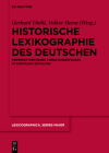 Historische Lexikographie Des Deutschen: Perspektiven Eines Forschungsfeldes Im Digitalen Zeitalter (Lexicographica. Series Maior #161) Cover Image