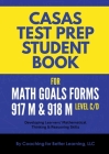 CASAS Test Prep Student Book for Math GOALS Forms 917M and 918M Level C/D Cover Image