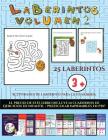Actividades de laberinto para la guardería (Laberintos - Volumen 2): 25 fichas imprimibles con laberintos a todo color para niños de preescolar/infant Cover Image