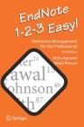 Endnote 1-2-3 Easy!: Reference Management for the Professional By Abha Agrawal, Majid Rasouli Cover Image