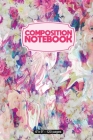 Composition Notebook: Liquid Marble Abstract Painted Flowers 6