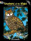 Creatures of the Night Stained Glass Coloring Book By Jessica Mazurkiewicz Cover Image