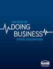 The Cost of Doing Business Study, 2022 Edition By NAHB Business Management & Information Technology Cover Image