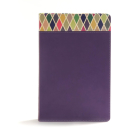 CSB Rainbow Study Bible, Purple LeatherTouch Cover Image