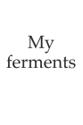 ferment - ferments, probiotic, probiotics, bacteria, write down your own ferment recipes, 120 Pages, lines, notebook, notepad, By Ferment Cover Image