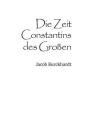 Die Zeit Constantins des Großen By Jacob Burckhardt Cover Image