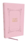 KJV Holy Bible: Large Print with 53,000 Center-Column Cross References, Pink Leathersoft, Red Letter, Comfort Print (Thumb Indexed): King James Versio Cover Image