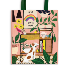 Love Lives Here Reusable Tote By Galison Mudpuppy (Created by) Cover Image