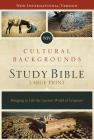 NIV, Cultural Backgrounds Study Bible, Large Print, Hardcover, Red Letter Edition: Bringing to Life the Ancient World of Scripture Cover Image